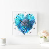 Horloge Carrée Pair of Dolphins (Maison)