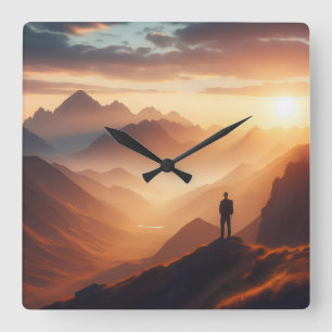 Horloge Carrée Paix intemporelle