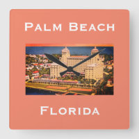 Palm Beach, Floride - Vintage Skyline Photo