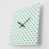 Horloge Carrée Palm Tree (Angle)