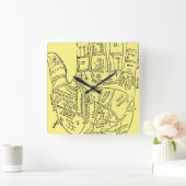 Horloge Carrée Palmistry, 1671 (Maison)