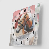 Horloge Carrée Palomino (Angle)