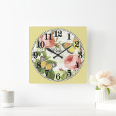 Horloge Carrée Papillons à Paris (Maison)