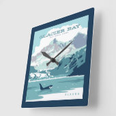 Horloge Carrée Parc national de Glacier Bay | Orca (Angle)