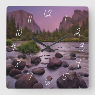 Horloge Carrée Parc national de Yosemite au crépuscule