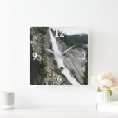 Horloge Carrée Parc national du Nevada Falls at Yosemite (Maison)