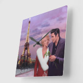 Horloge Carrée Paris (Angle)