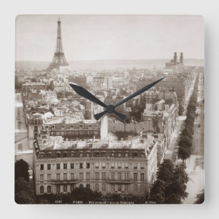 Horloge Carrée Paris : Aerial View, 1900