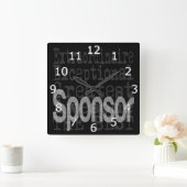 Horloge Carrée Parrain (Maison)