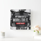 Horloge Carrée Pas De Raccourcis, Travailler Pour Elle - Exercice (Maison)