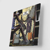 Horloge Carrée Pas de sollicitation ! (Angle)