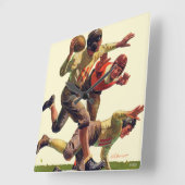 Horloge Carrée Passage de stratège (Angle)