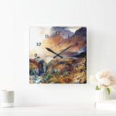 Horloge Carrée Passe à Glencoe, Ecosse (Maison)