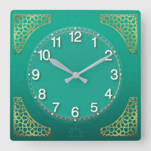 Horloge Carrée Pastel moderne