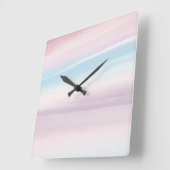 Horloge Carrée Pastel Sky Dream 3 (Angle)