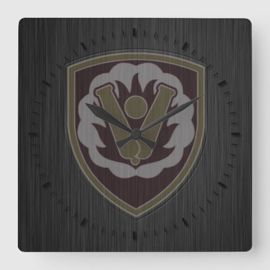 Horloge Carrée Patch de la 59e brigade d'artillerie (Recto)