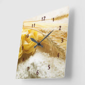 Horloge Carrée Pâtes (Angle)