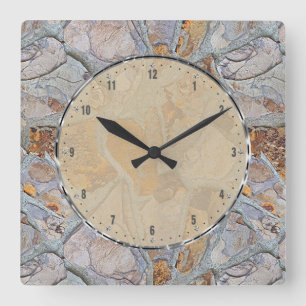 Horloge Carrée Pattern Print
