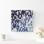 Horloge Carrée Patters de Honeycomb (Maison)