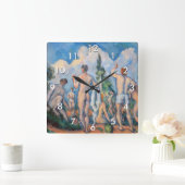 Horloge Carrée Paul Cezanne - Bathers (Maison)