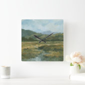 Horloge Carrée Paysage III d'Impasto (Maison)