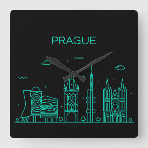Horloge Carrée Paysage urbain de Prague