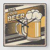 Horloge Carrée PDA Classic Cold Beer (Recto)