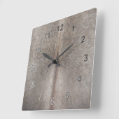 Horloge Carrée Peau de vache (Angle)