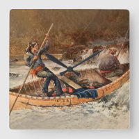 "Pêche à la truite" Art occidental de Frank Feller