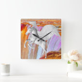 Horloge Carrée Pegasus (Maison)