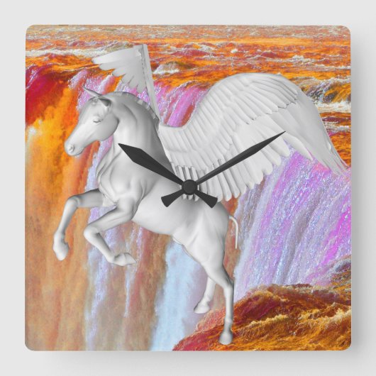 Horloge Carrée Pegasus (Recto)