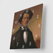 Horloge Carrée Peint Frederick Dougla$$$ Abolitionniste libre 184 (Angle)