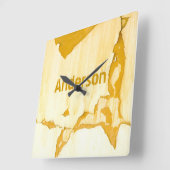 Horloge Carrée Peinture de Peinture (Angle)