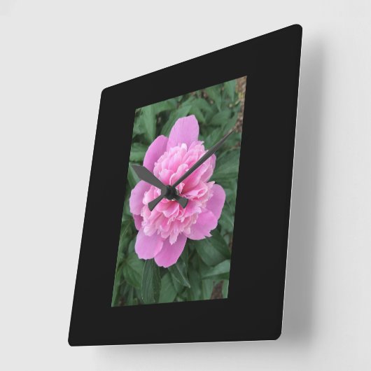 Horloge Carrée Peony (Angle)