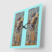 Horloge Carrée Persian Warrior (Angle)