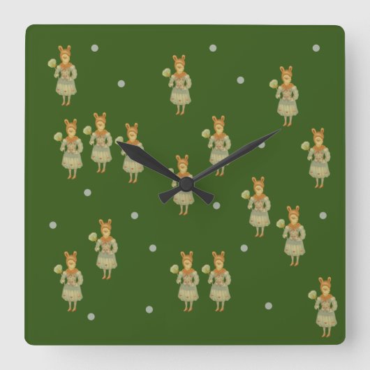 Horloge Carrée Personaje  (Recto)