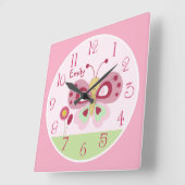 Horloge Carrée Personnalité du Clock (Angle)