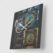 Horloge Carrée Perspectives  (Angle)