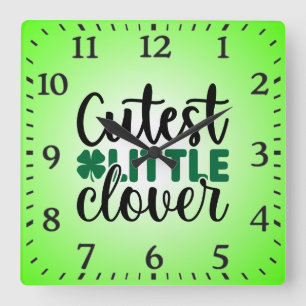 Horloge Carrée Petit Clover Cutest Charm-60277