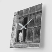 Horloge Carrée Petit-duc (Angle)