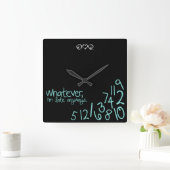 Horloge Carrée peu importe (Maison)