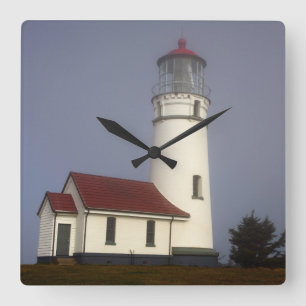 Horloge Carrée Phare, Cape Blanco, Parc d'État de Cape Blanco
