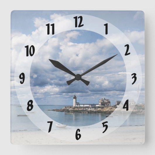 Horloge Carrée Phare d'Annisquam, Gloucester MA c1904 (Recto)