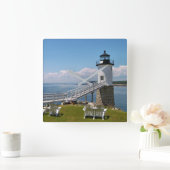 Horloge Carrée Phare de Robinson Point, Isle Au Haut, Maine (Maison)