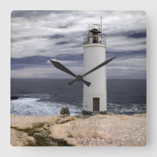 Horloge Carrée Phare   Galicie, Espagne de Laxe
