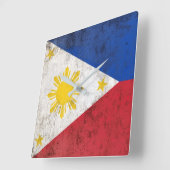 Horloge Carrée Philippines (Angle)