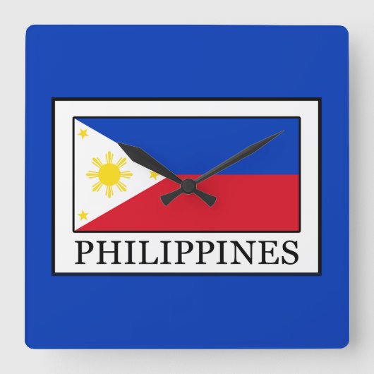 Horloge Carrée Philippines (Recto)