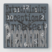 Horloge Carrée Phlebotomie Extraordinaire (Recto)