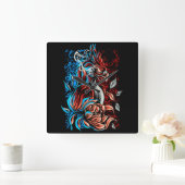 Horloge Carrée Phoenix (Maison)