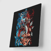 Horloge Carrée Phoenix (Angle)